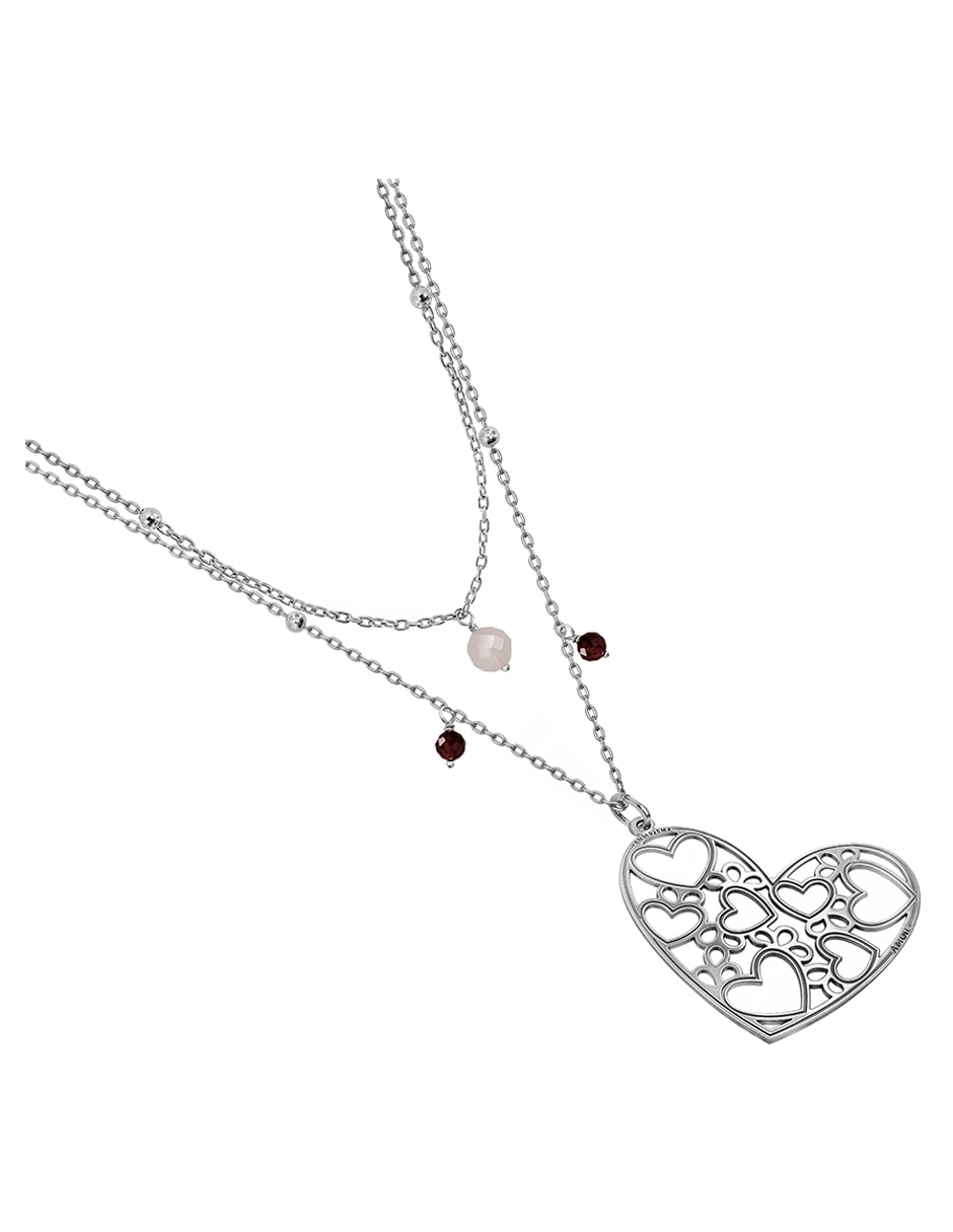 Collar de corazón Deseos de plata P 925 2