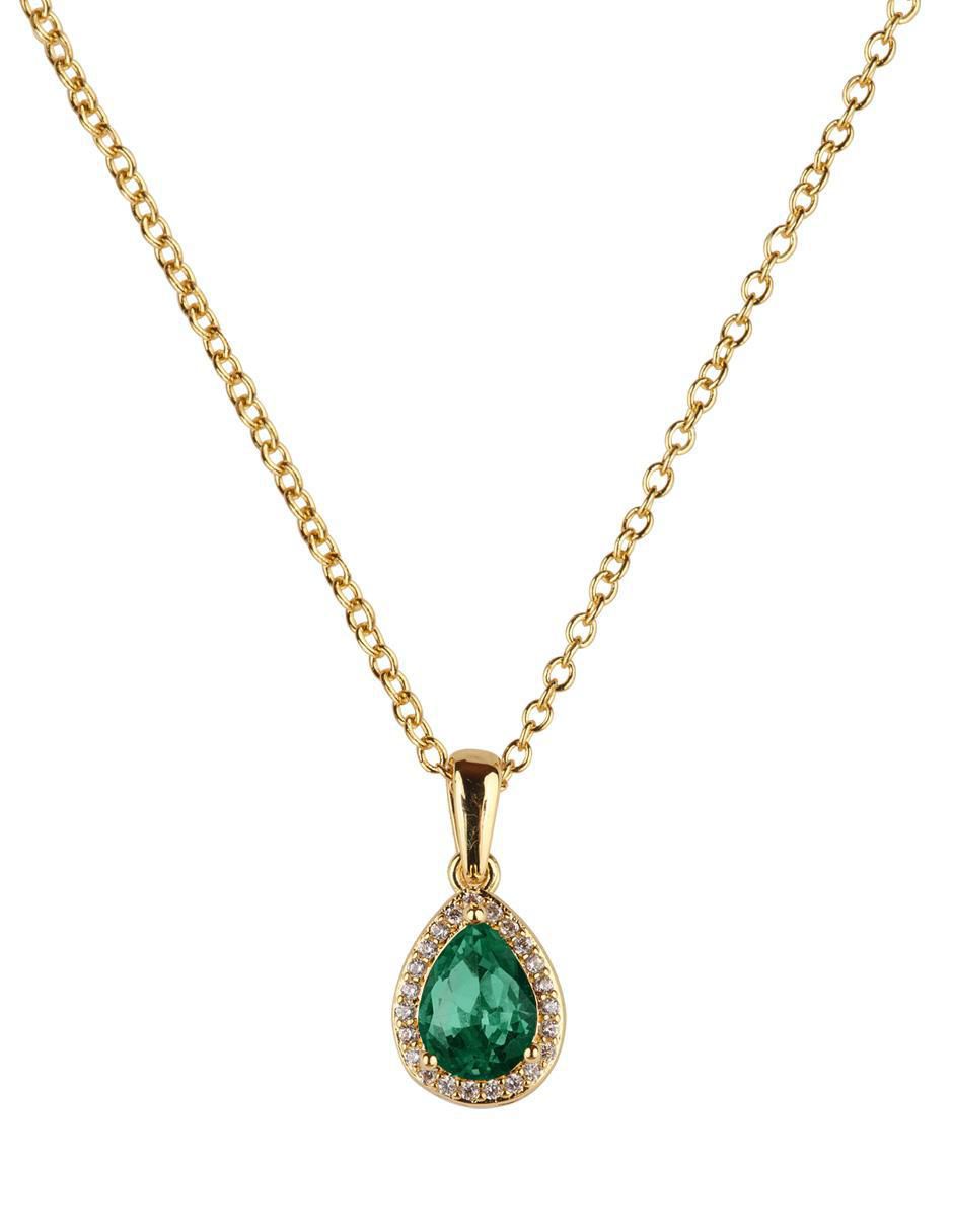 Collar de gota Dory de baño de oro 14 K Collar de gota Dory de baño de oro 14 K