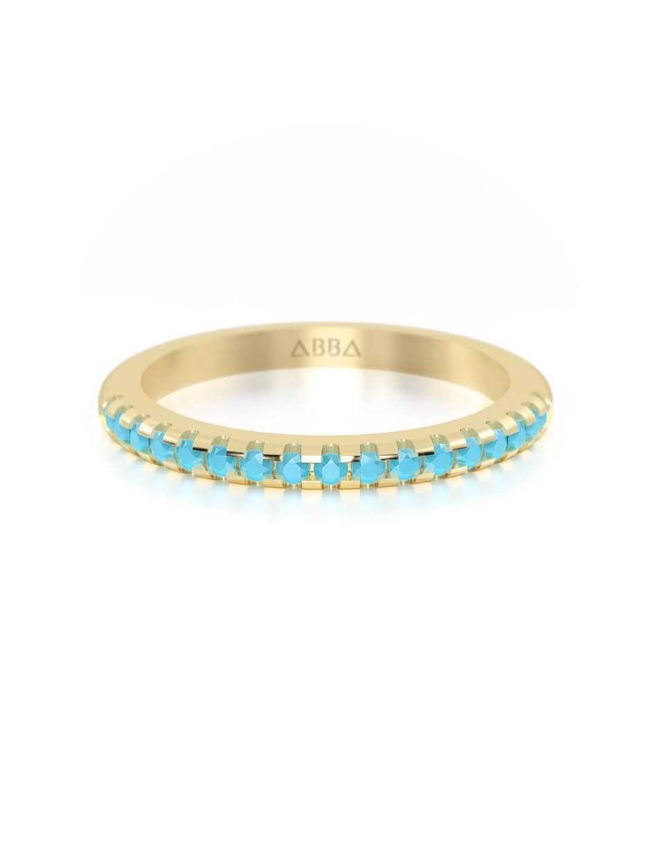 Churumbela de oro 10 k zirconia