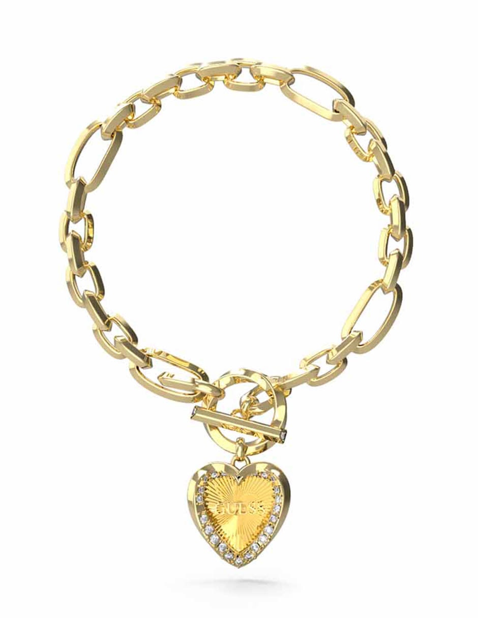Brazalete Mon Amour con acabado pavé 1