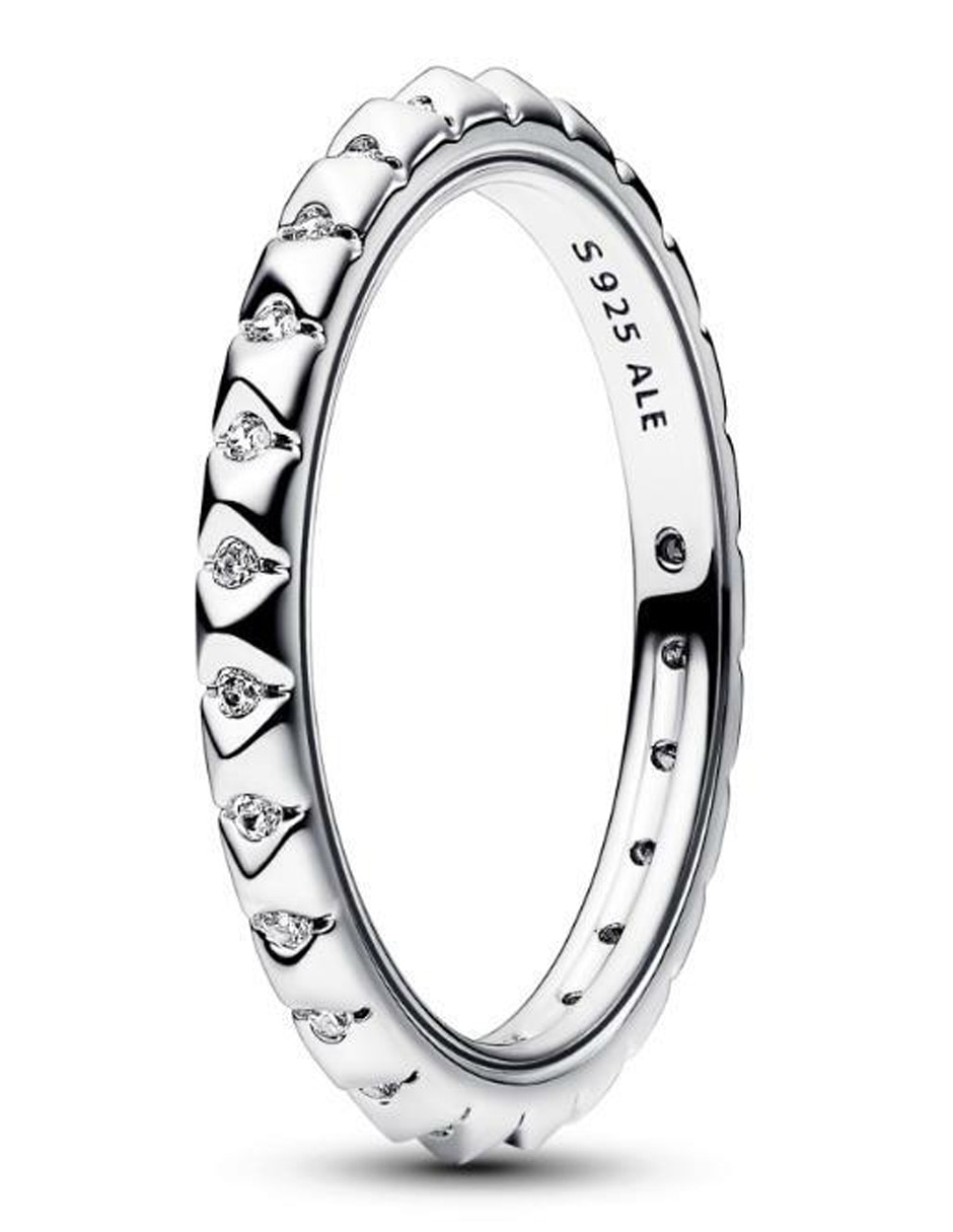 Anillo ME P 925 de plata zirconia cúbica brillante 3