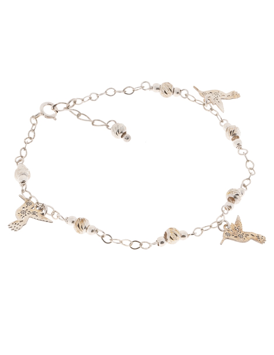 Pulsera de plata p 925 Colibrí