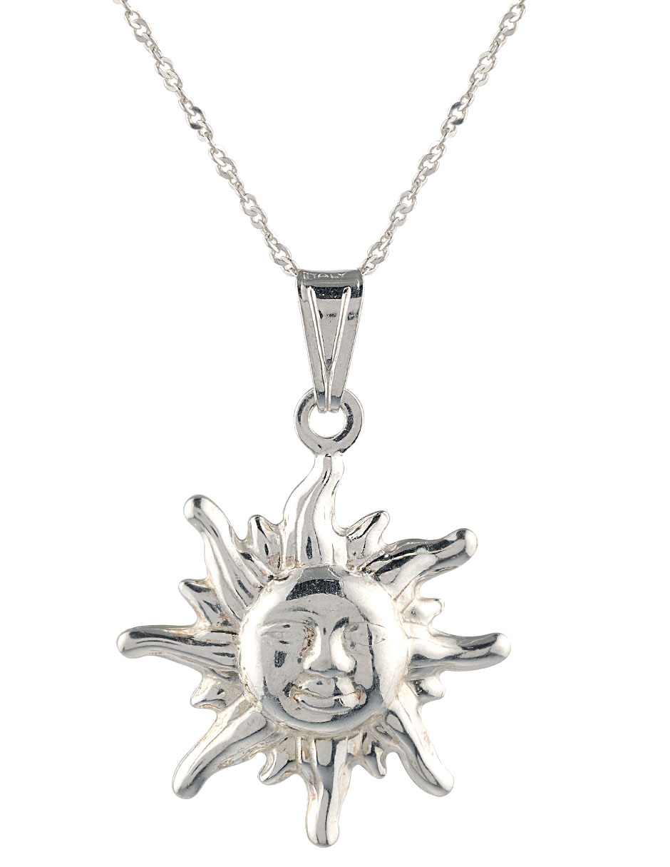 Colgante Y Dije de sol naturaleza de plata P 925 Colgante Y Dije de sol naturaleza de plata P 925