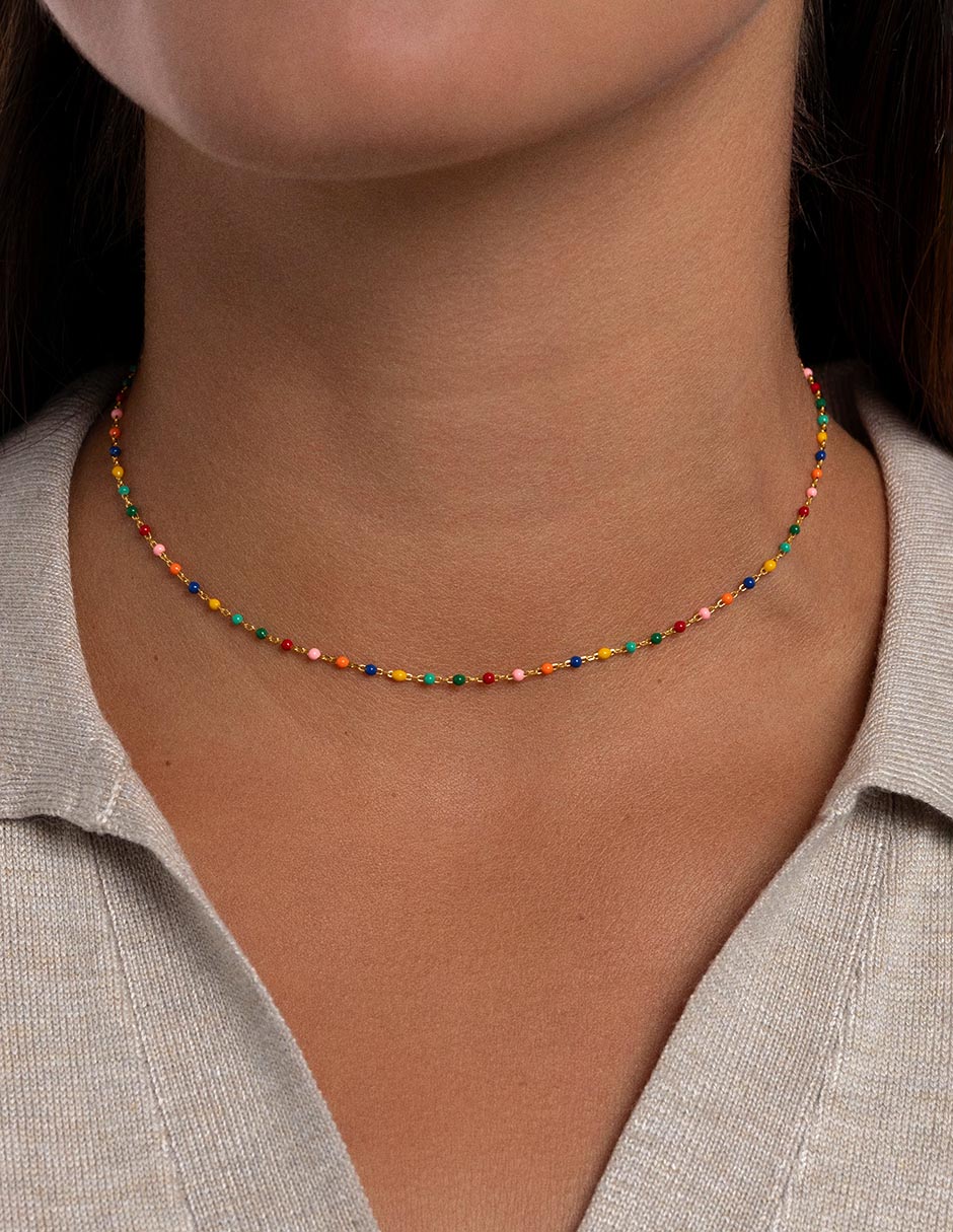 Collar Continuidad de plata 18 K 4