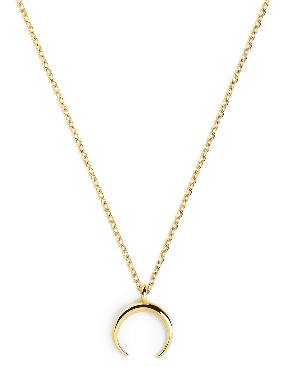 Collar Moonset de baño de oro 18 K