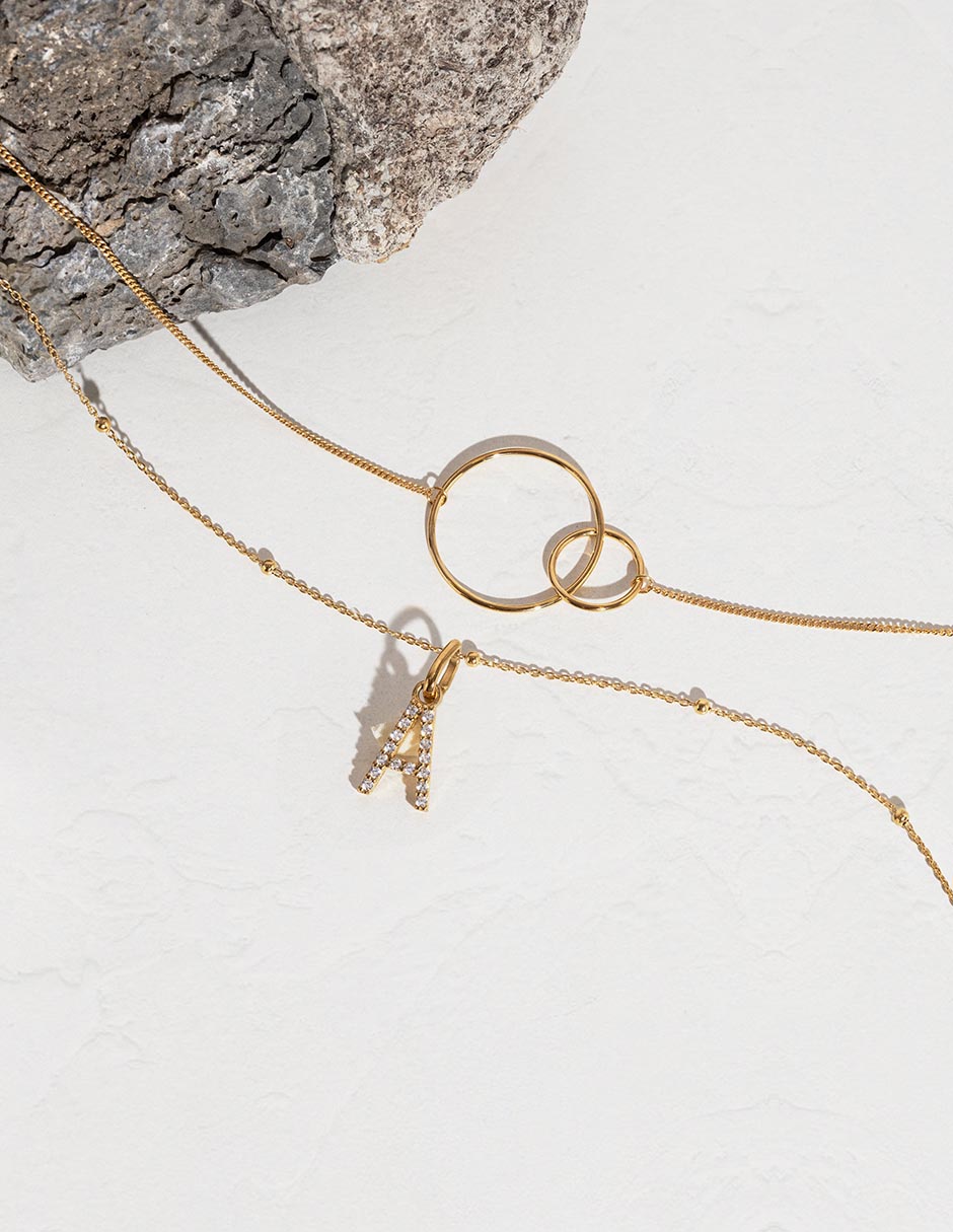 Collar Sister de plata 18 K 6