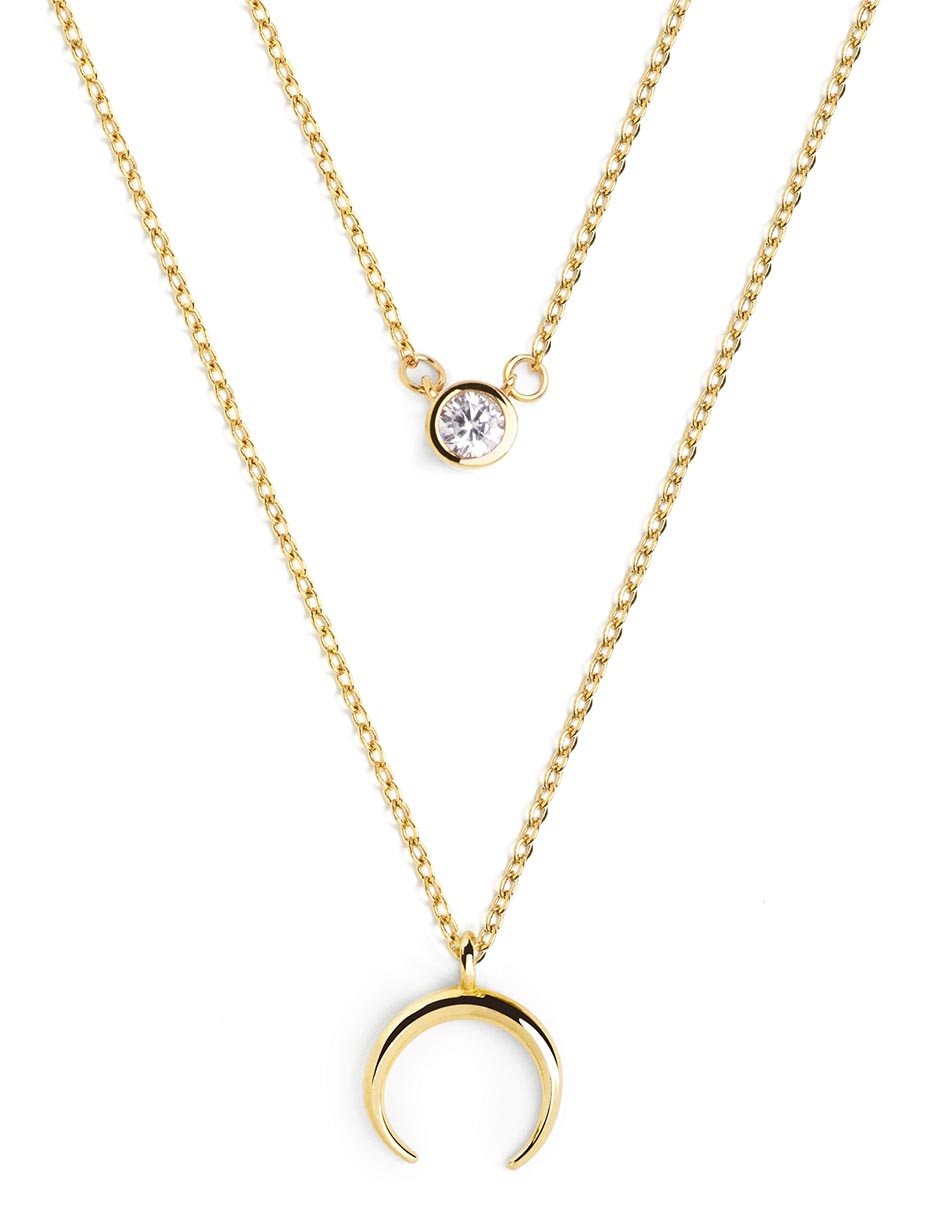 Collar Spark de plata 18 K