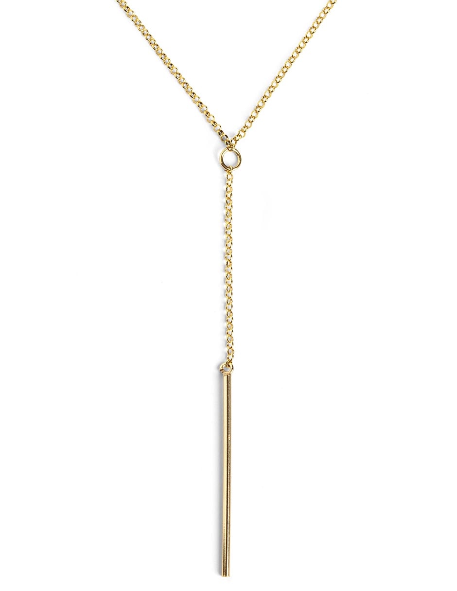 Collar Stick de plata 18 K Collar Stick de plata 18 K