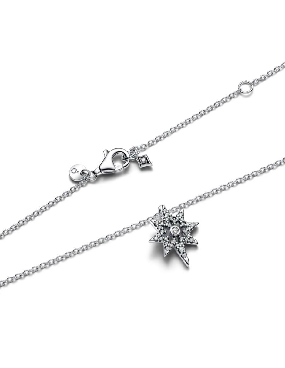 Collar de estrella de plata P 925 3