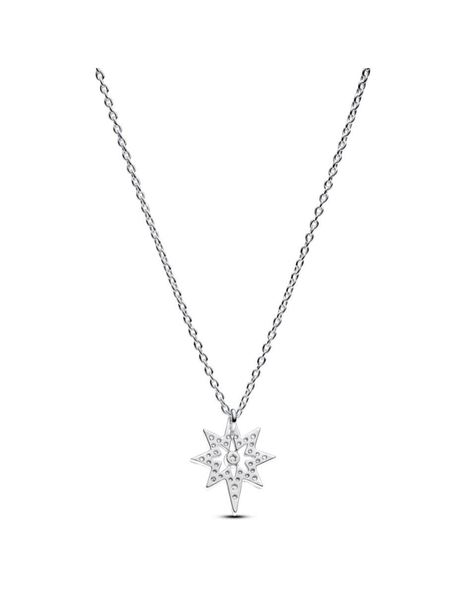 Collar de estrella de plata P 925 4