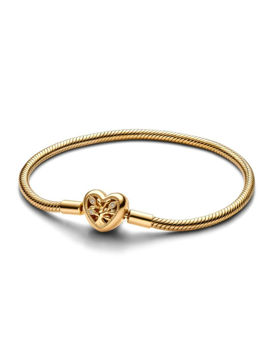 Brazalete de plata P 950 con acabado brillante