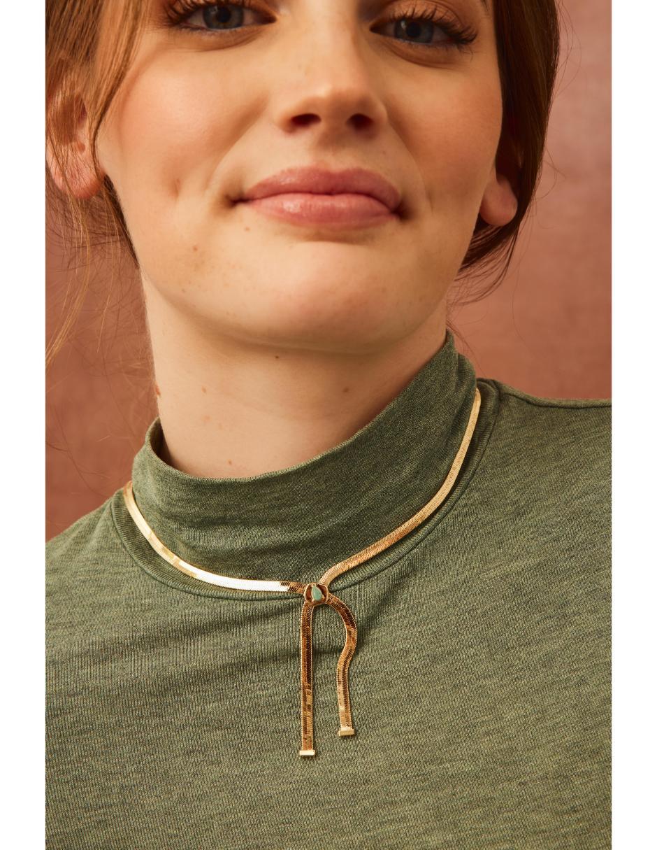 Collar Firefly de baño de oro 18 K 2