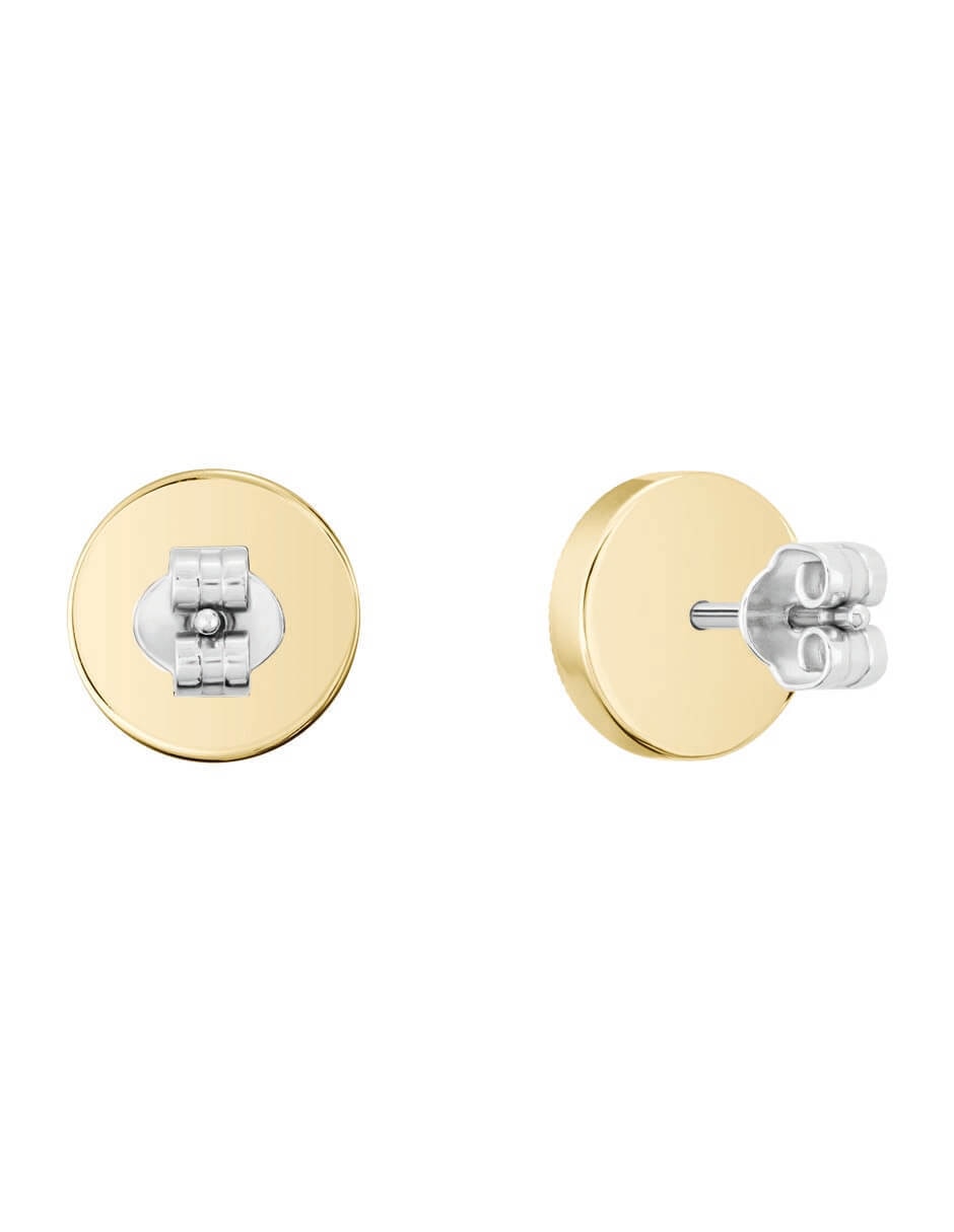 Aretes circulares Cocodrilo Memento con acabado brillante 2