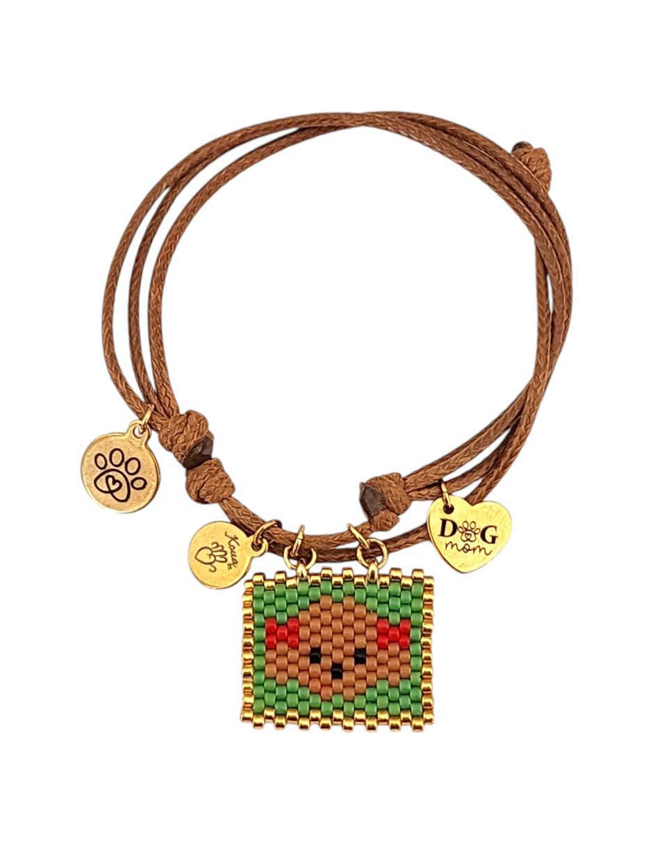 Pulsera con acabado pavé