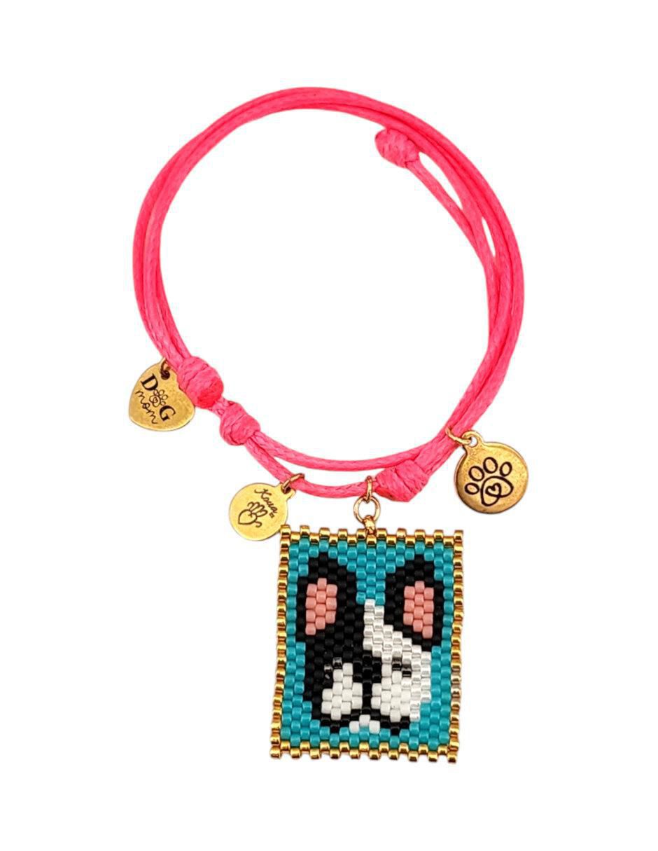 Pulsera con acabado pavé