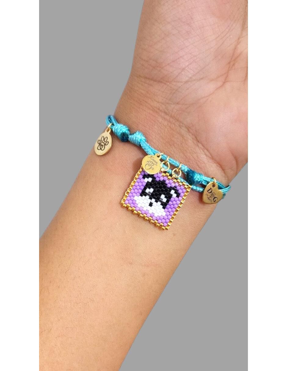 Pulsera con acabado pavé 2