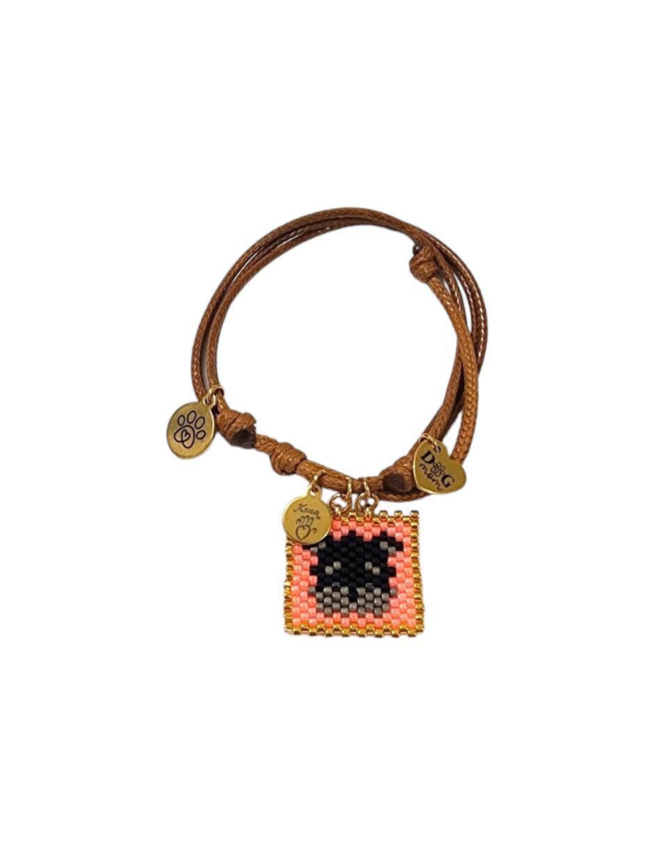 Pulsera con acabado pavé