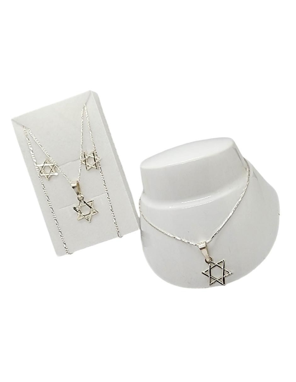 Aretes, collar y pulsera de estrella de plata P925 6