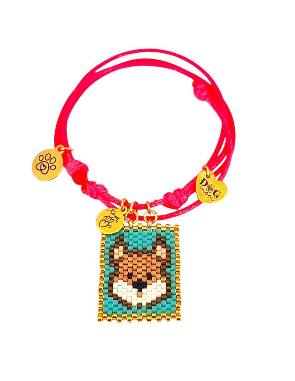 Pulsera con acabado pavé