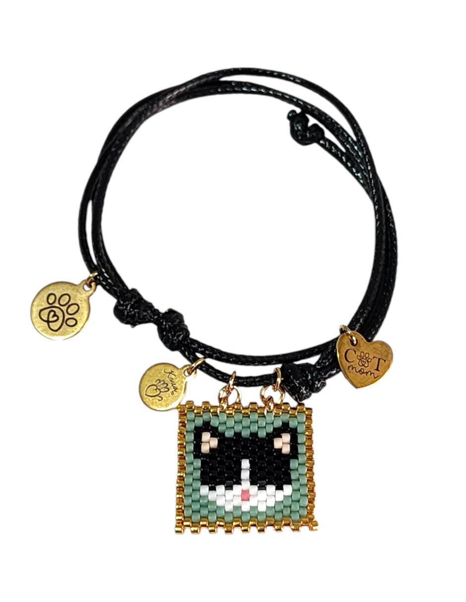 Pulsera con acabado pavé