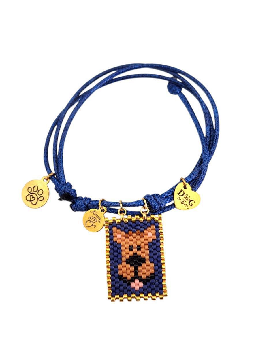 Pulsera con acabado pavé