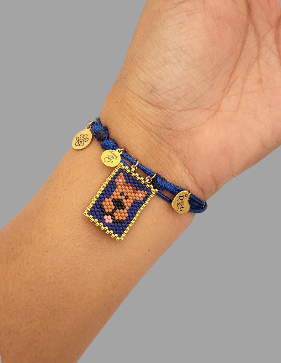 Pulsera con acabado pavé 2