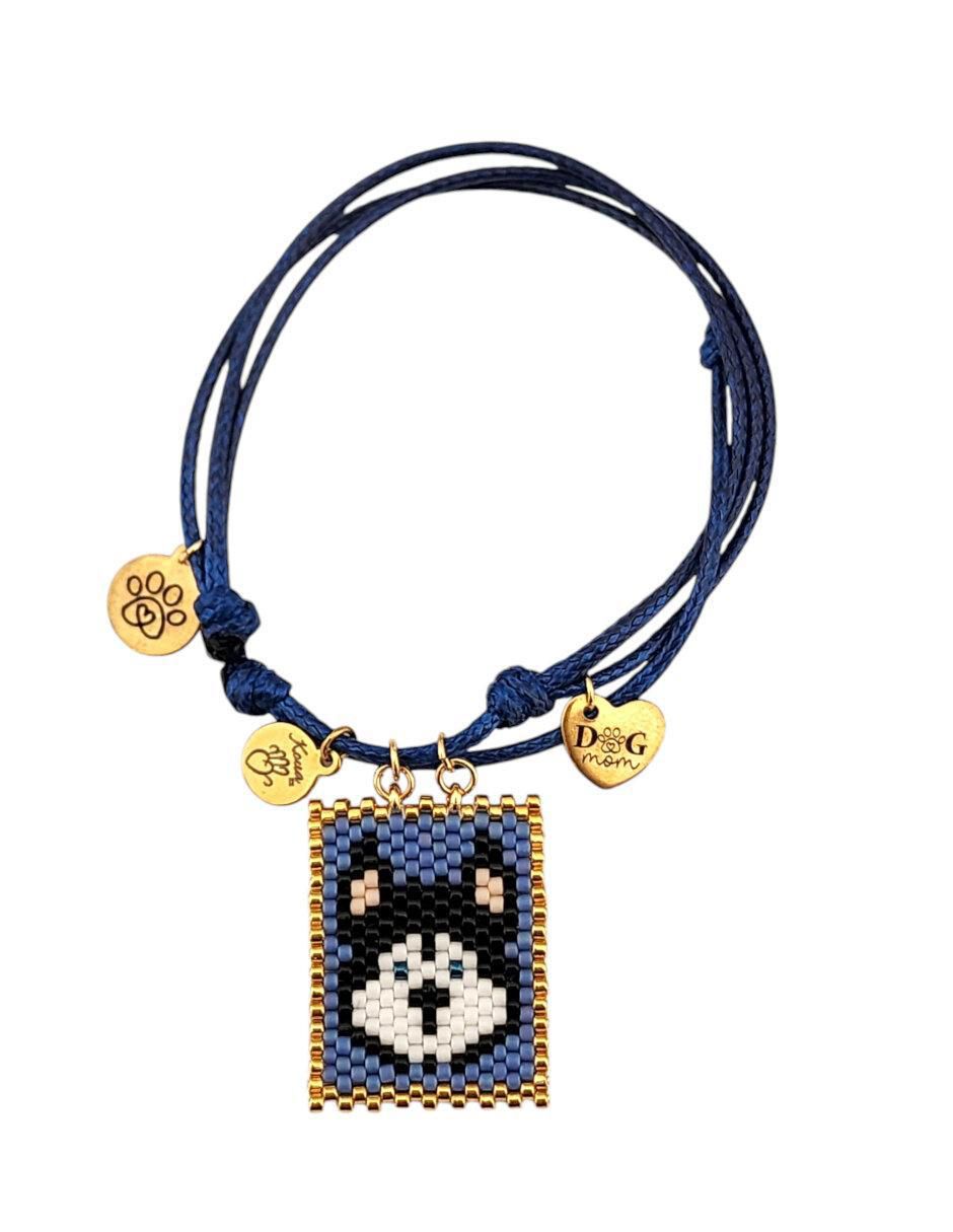 Pulsera con acabado pavé