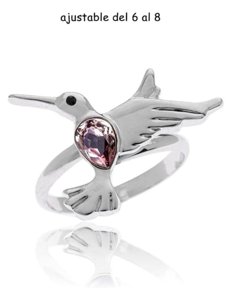 Anillo de colibrí cristal 3
