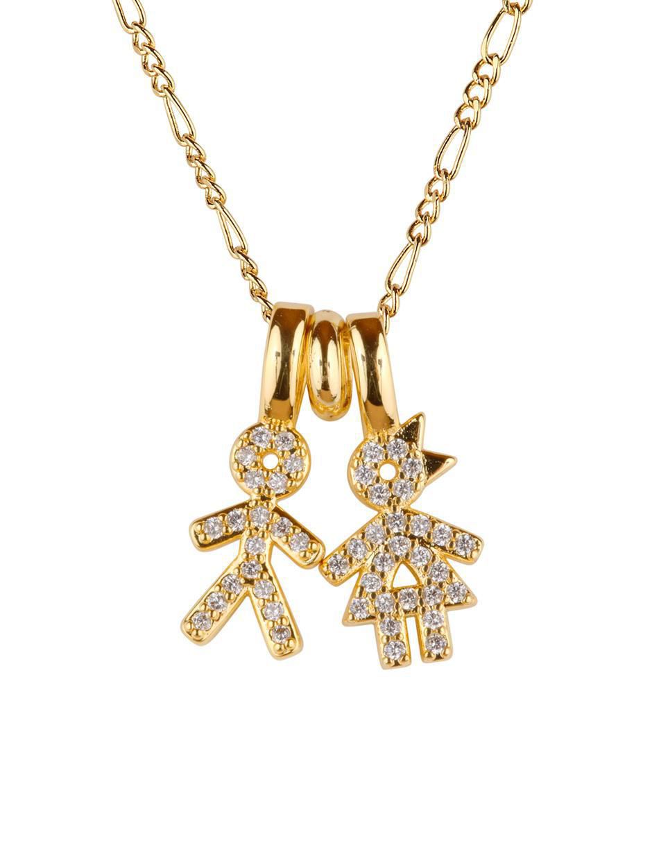 Collar de niño Darcy de baño de oro 14 K