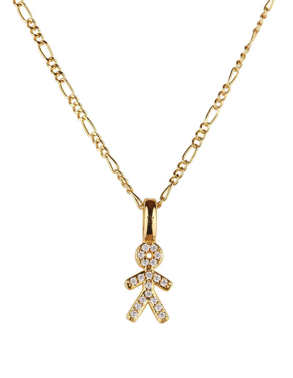 Collar de niño Darcy de baño de oro 14 K 2