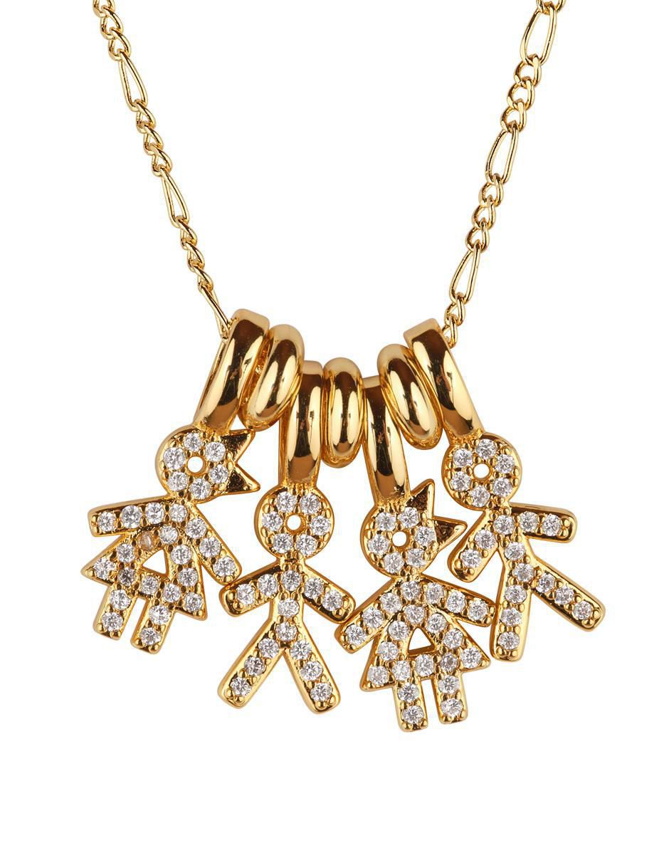 Collar de niño Darcy de baño de oro 14 K