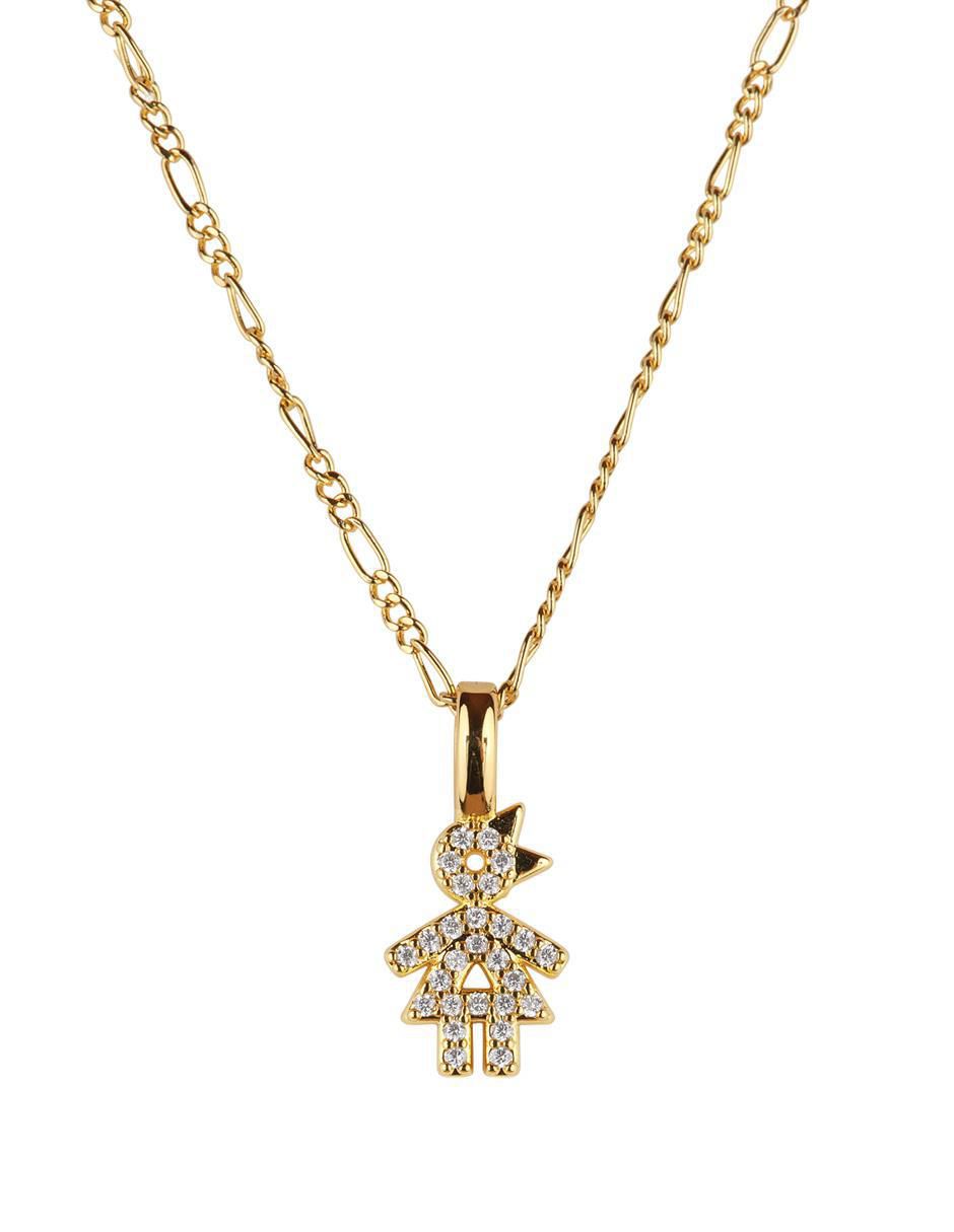 Collar de niña Darcy de baño de oro 14 K 2