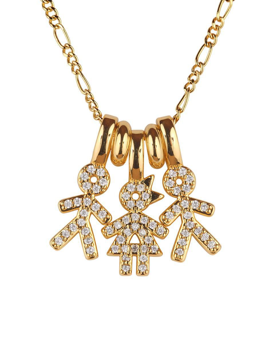 Collar de niño Darcy de baño de oro 14 K