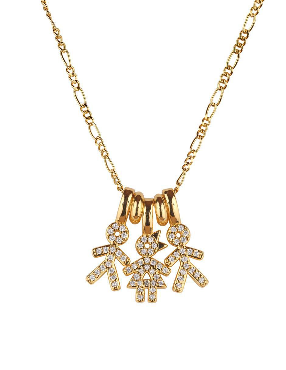 Collar de niño Darcy de baño de oro 14 K 2