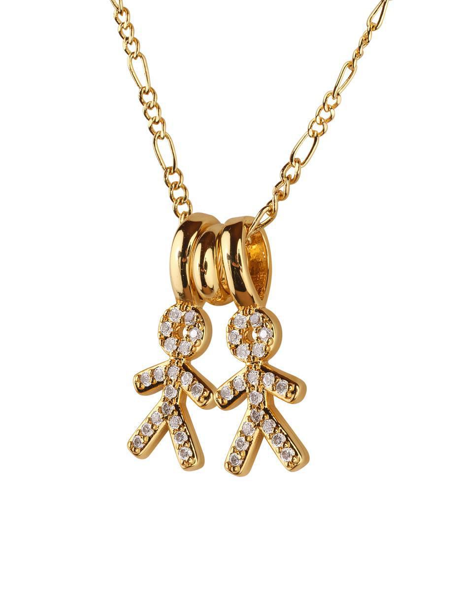 Collar de niño Darcy de baño de oro 14 K 2