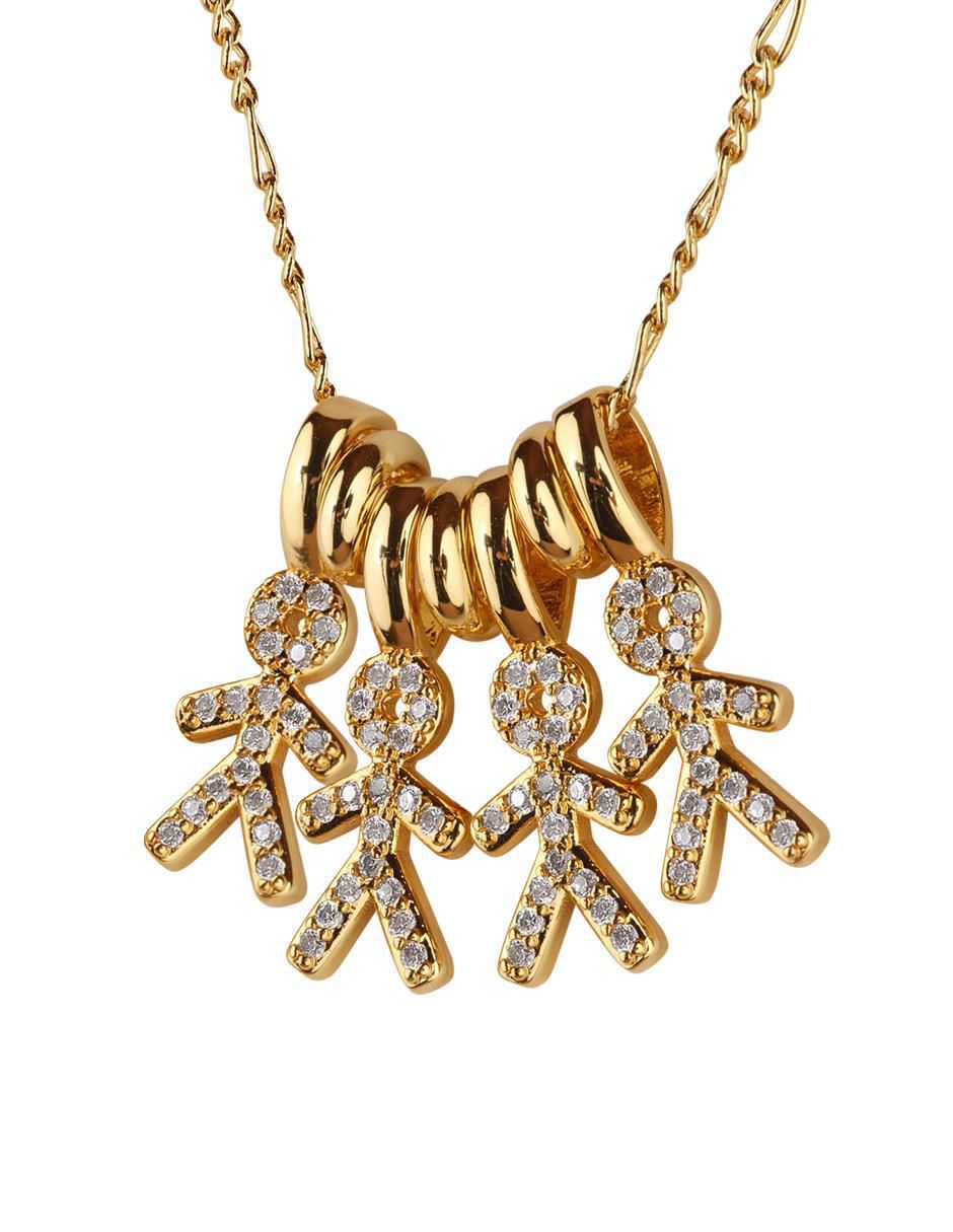 Collar de niño Darcy de baño de oro 14 K 2