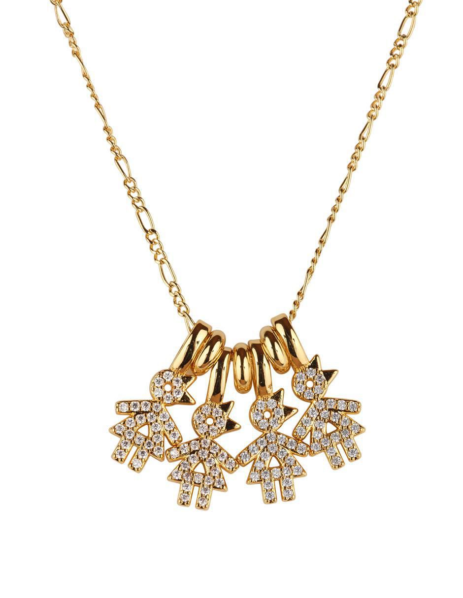 Collar de niña Darcy de baño de oro 14 K 2