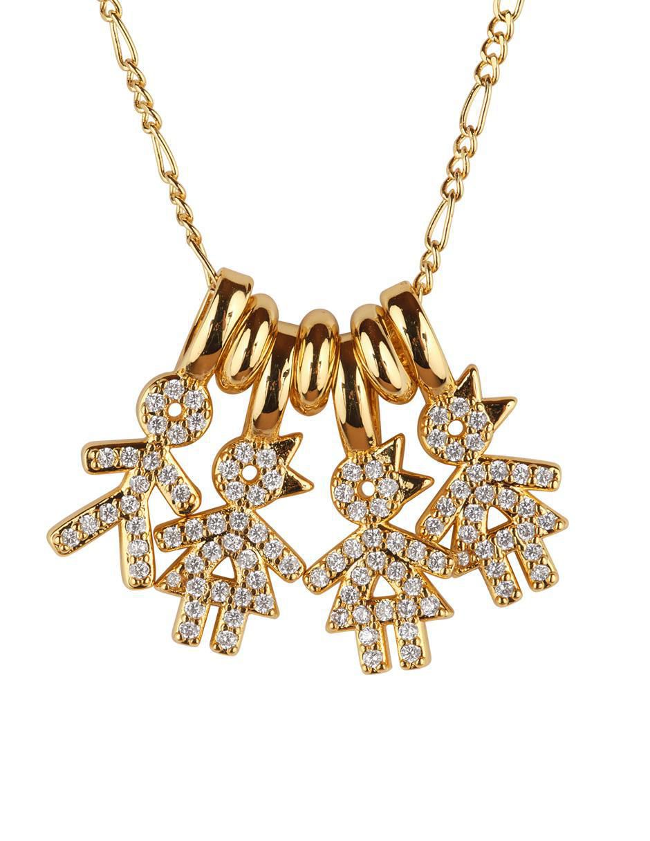 Collar de niño Darcy de baño de oro 14 K