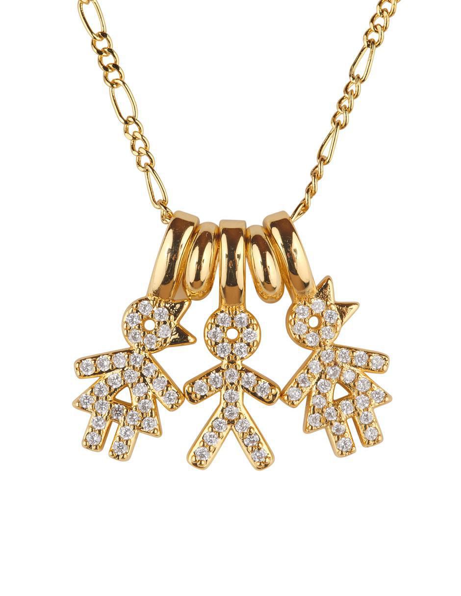Collar de niño Darcy de baño de oro 14 K