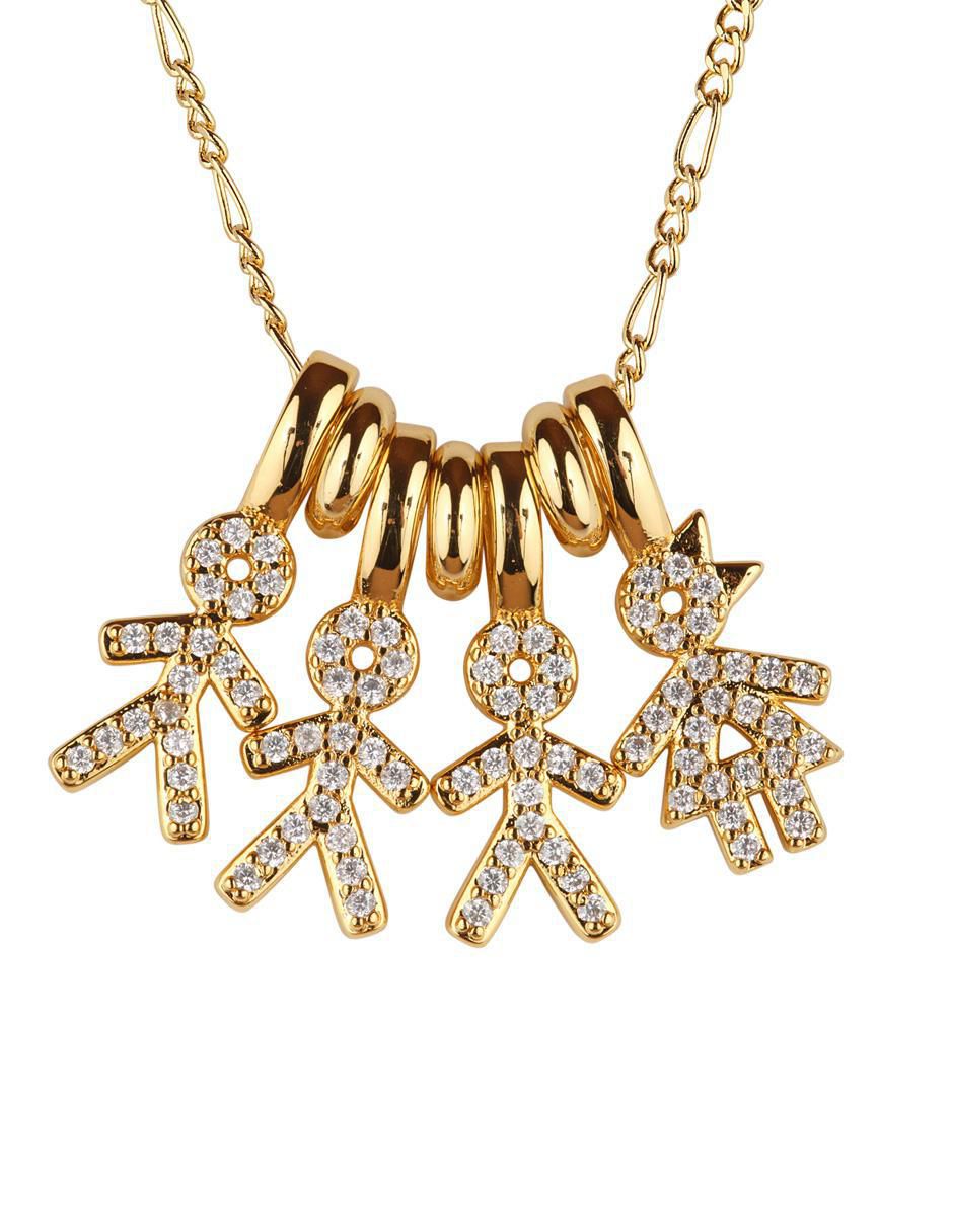 Collar de niño Darcy de baño de oro 14 K