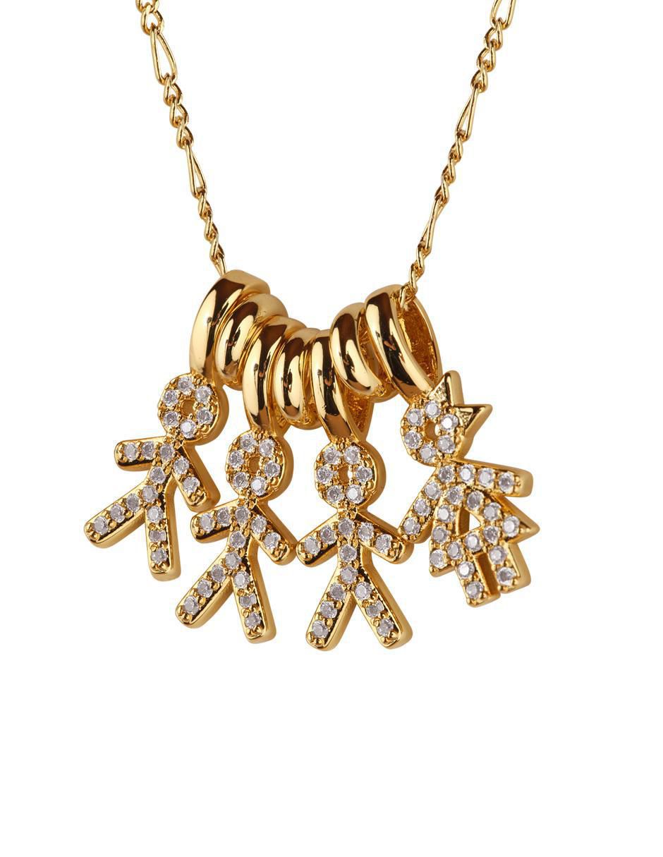 Collar de niño Darcy de baño de oro 14 K 3