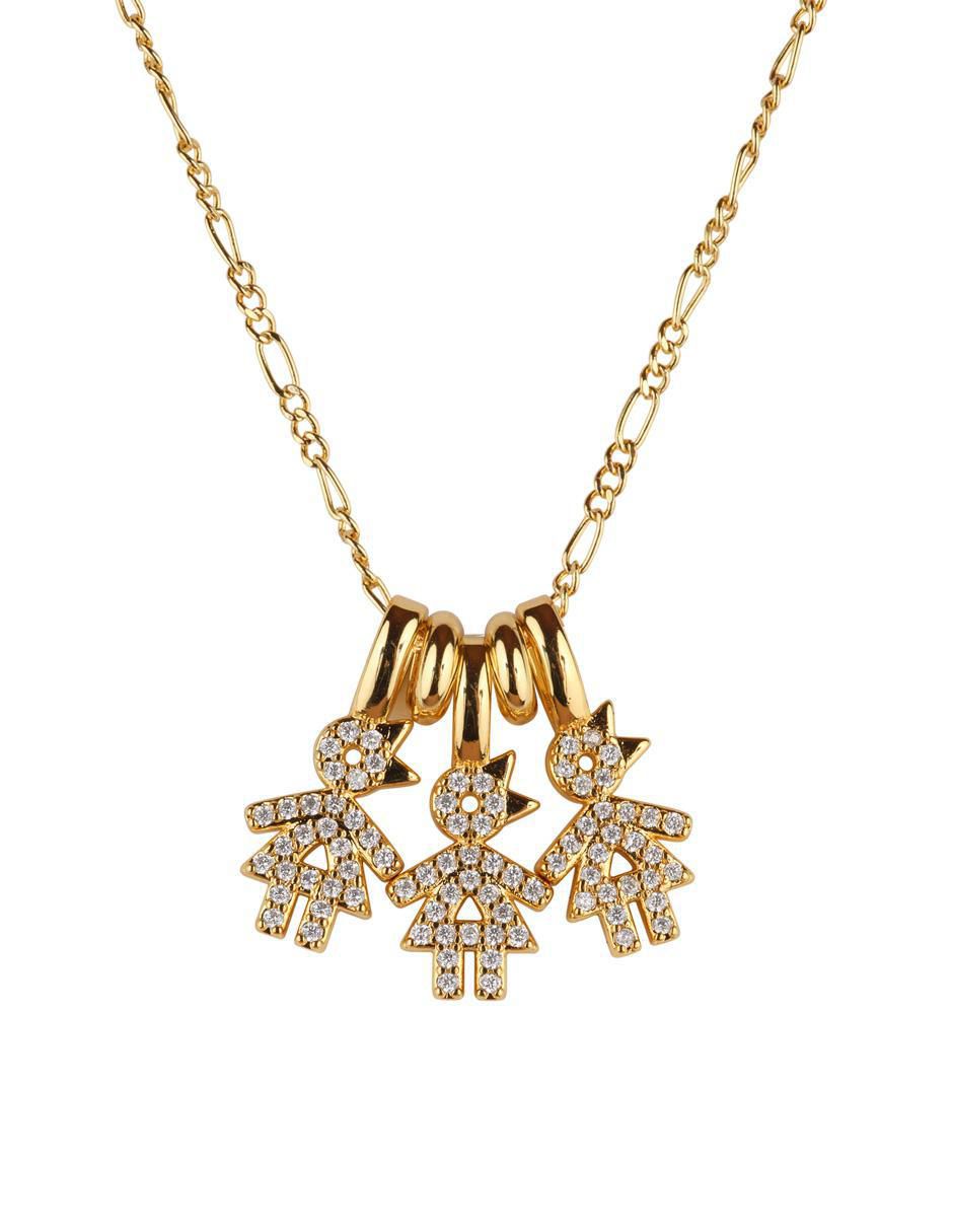 Collar de niña Darcy de baño de oro 14 K 2