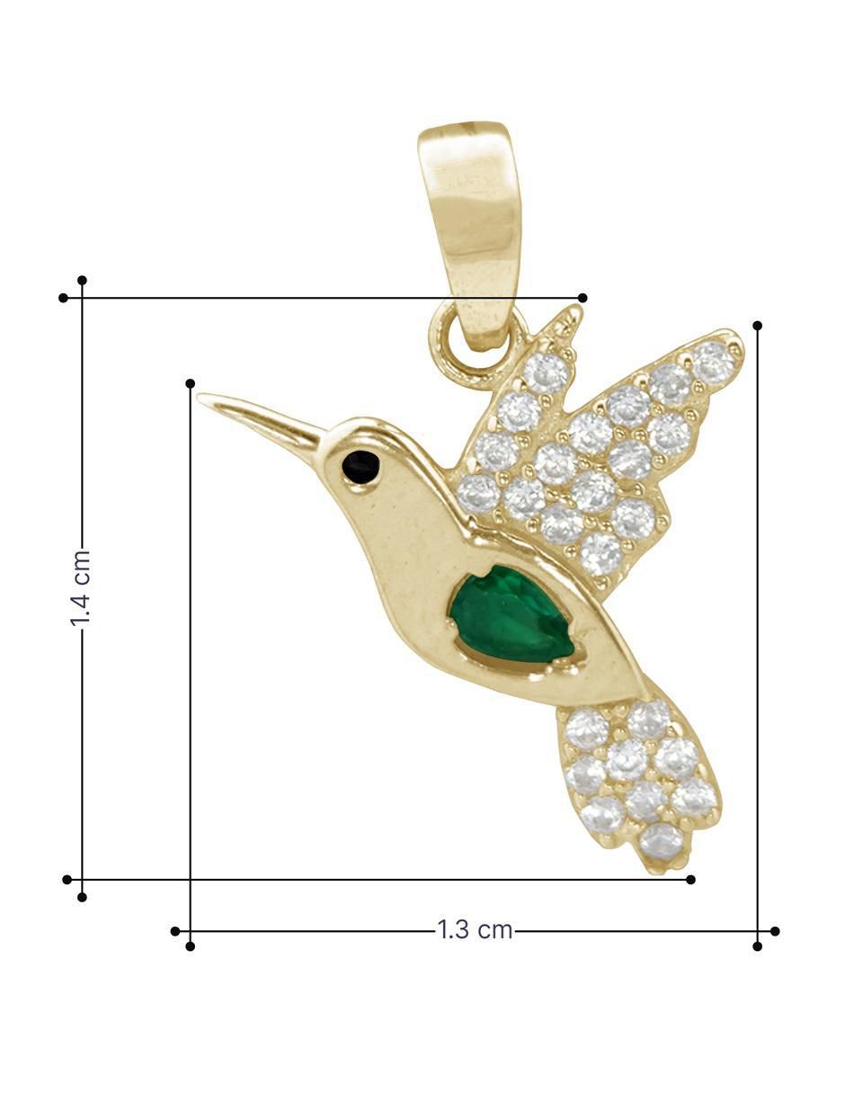 Dije de colibrí de oro 5