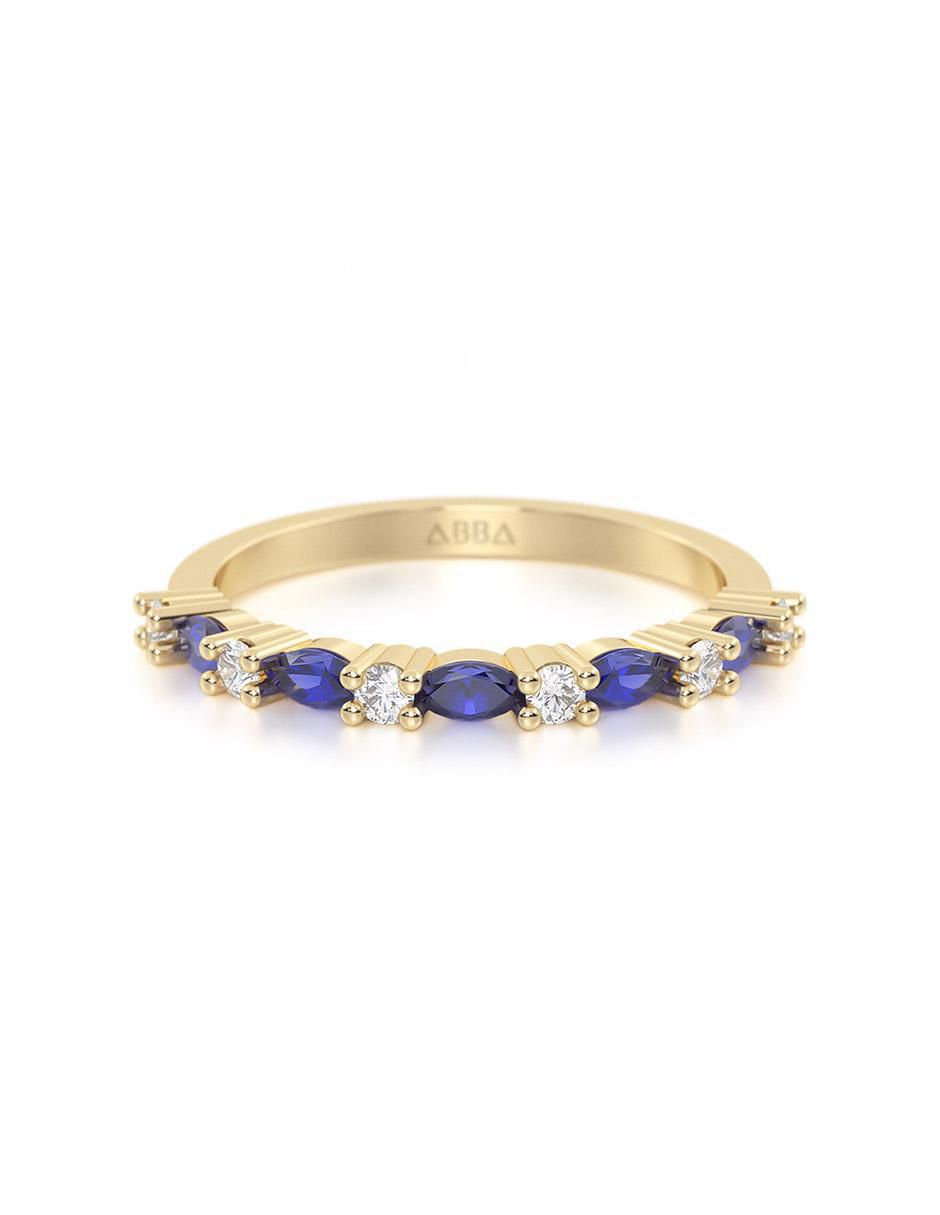 Churumbela de oro 14 k zirconia