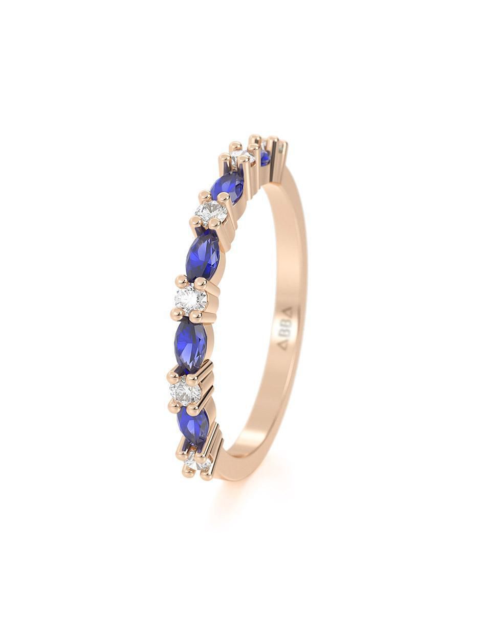 Churumbela de oro 14 k zirconia 2