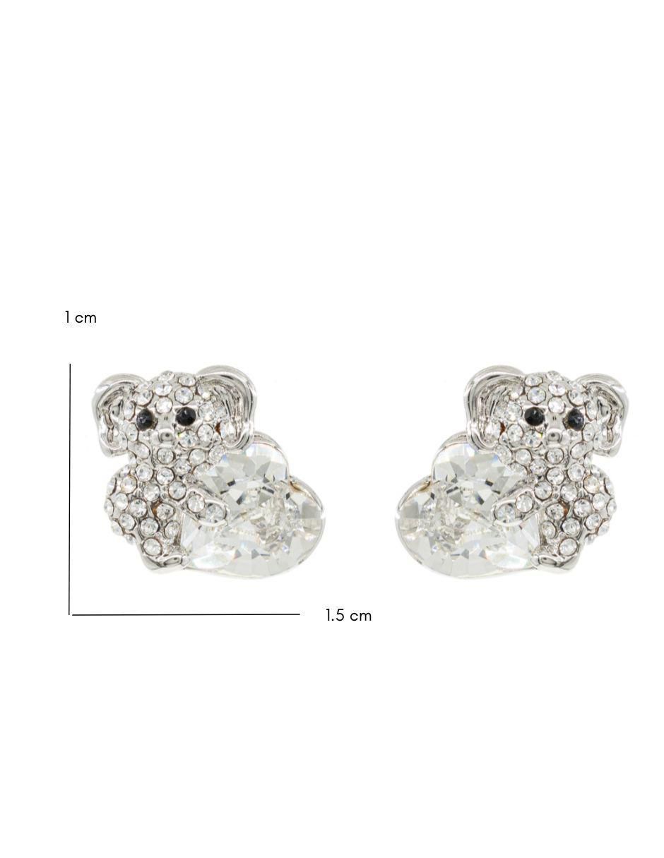 Aretes de koala con acabado brillante 3