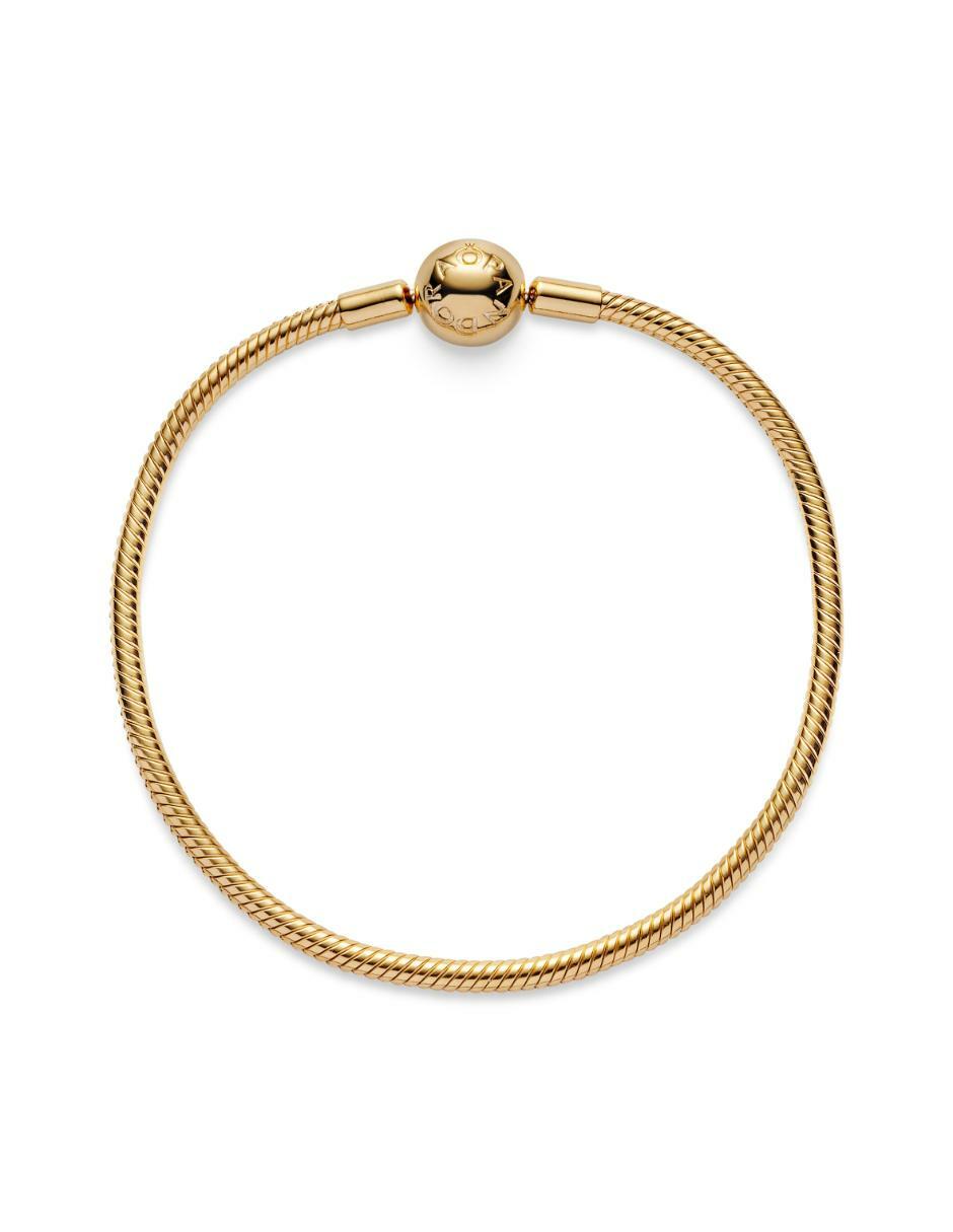 Pulsera de plata P925 con acabado baño oro 3