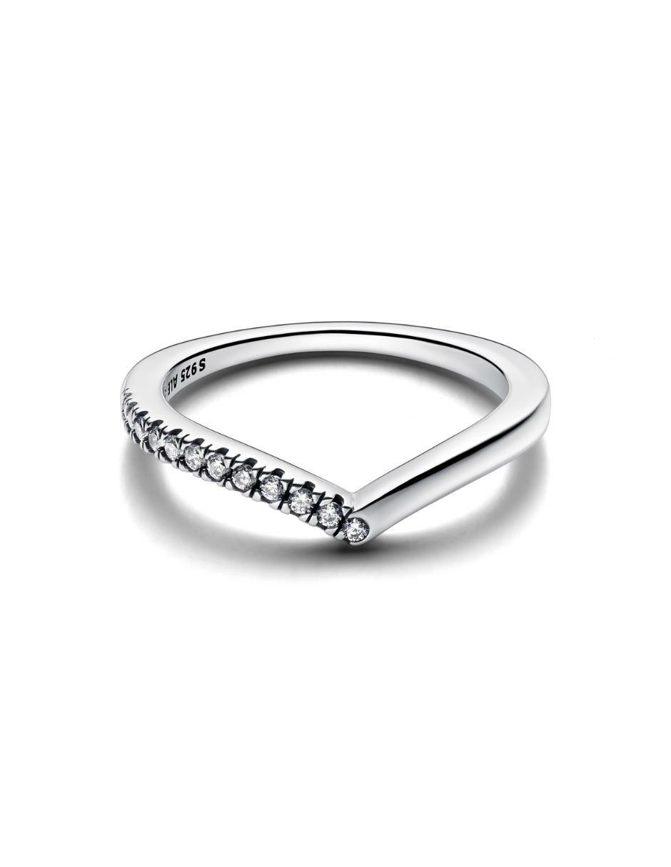 Anillo Timeless P 925 de plata zirconia cúbica brillante 3