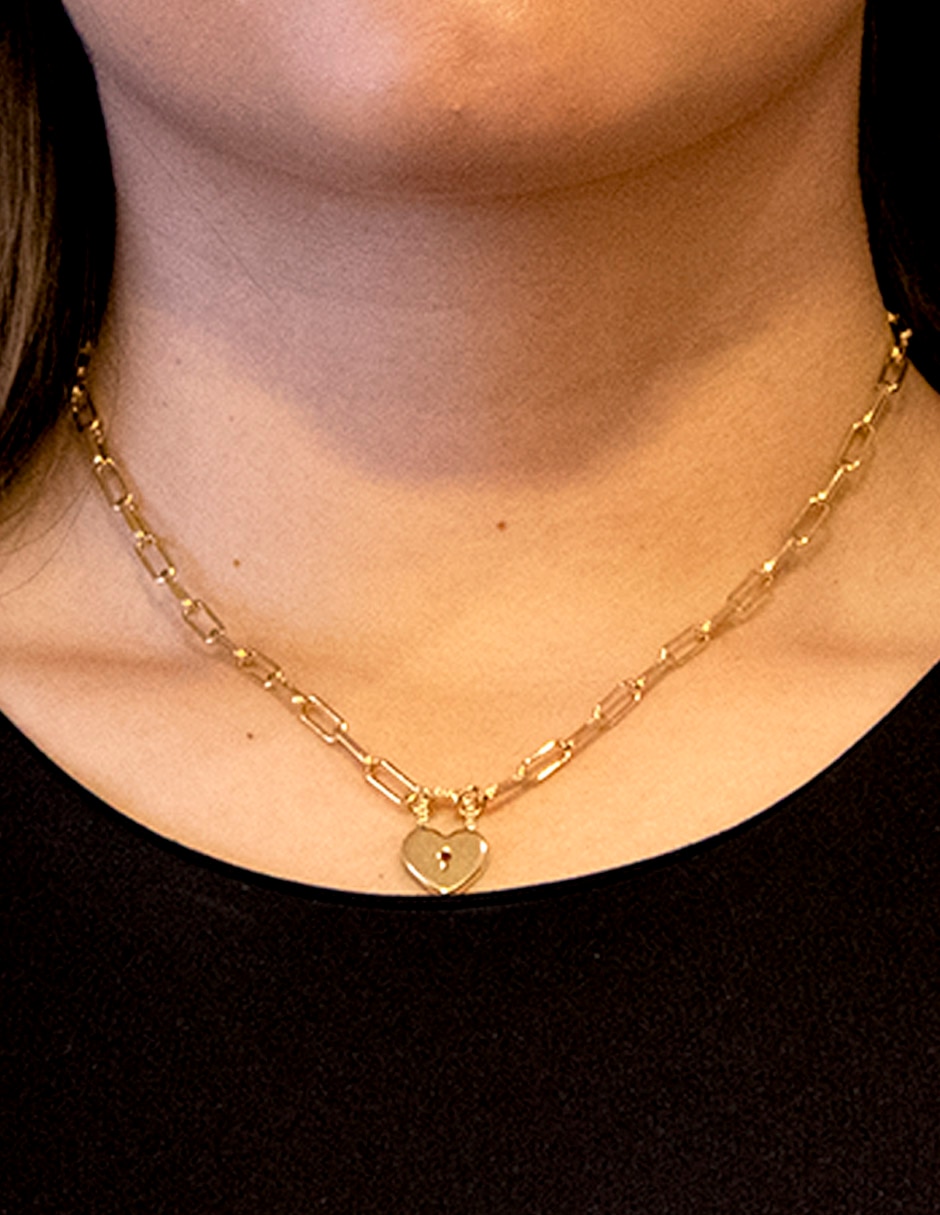 Collar de corazón 4