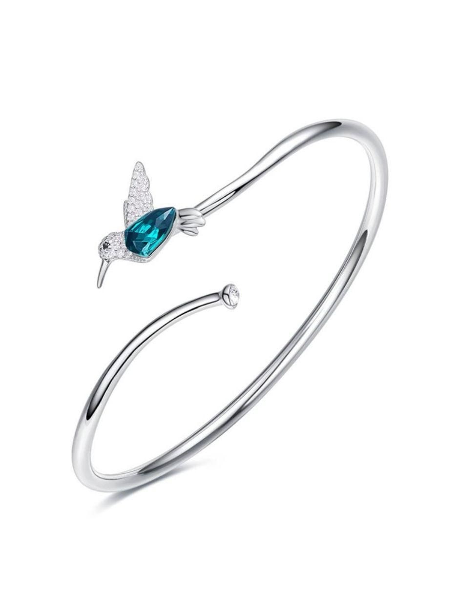 Pulsera con cristal austriaco p 925 Mayfer Pulseras